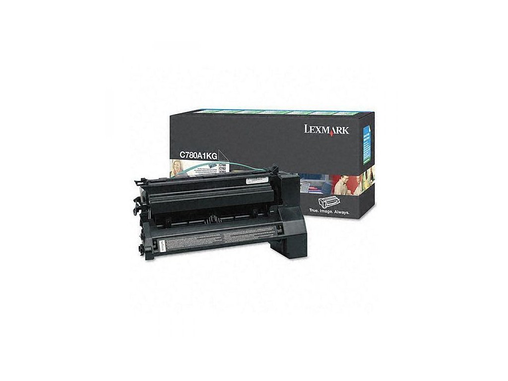 Lexmark originál toner C780A1KG, black, 6000str., return