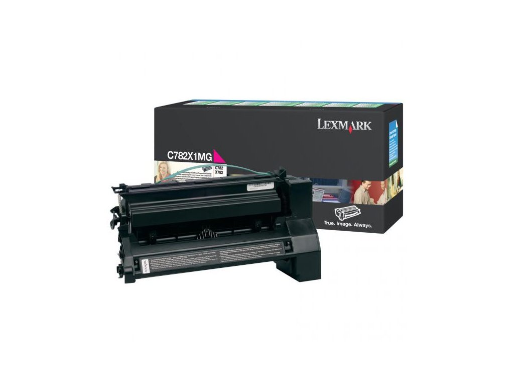 Lexmark originál toner C782X1MG, magenta, 15000str., return
