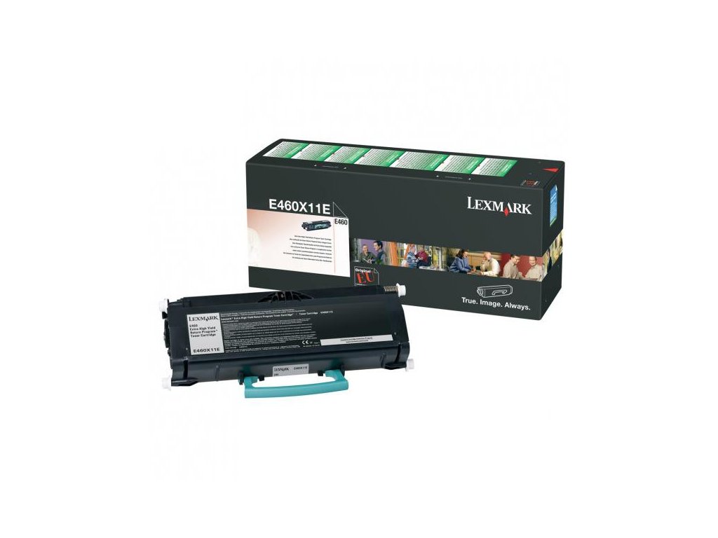 Lexmark originál toner E460X11E, black, 15000str., extra high capacity, return