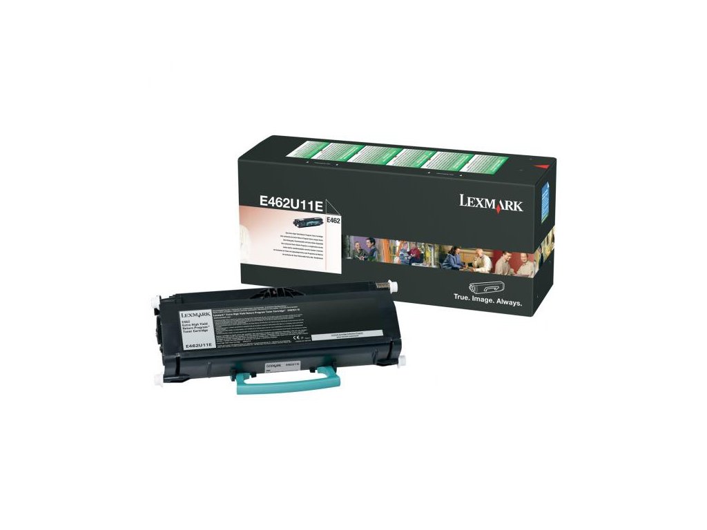 Lexmark originál toner E462U11E, black, 18000str., extra high capacity, return