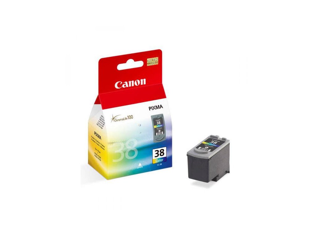 Canon originál ink CL-38, 2146B008, 2146B003, color, blister s ochranou, 207str., 9ml