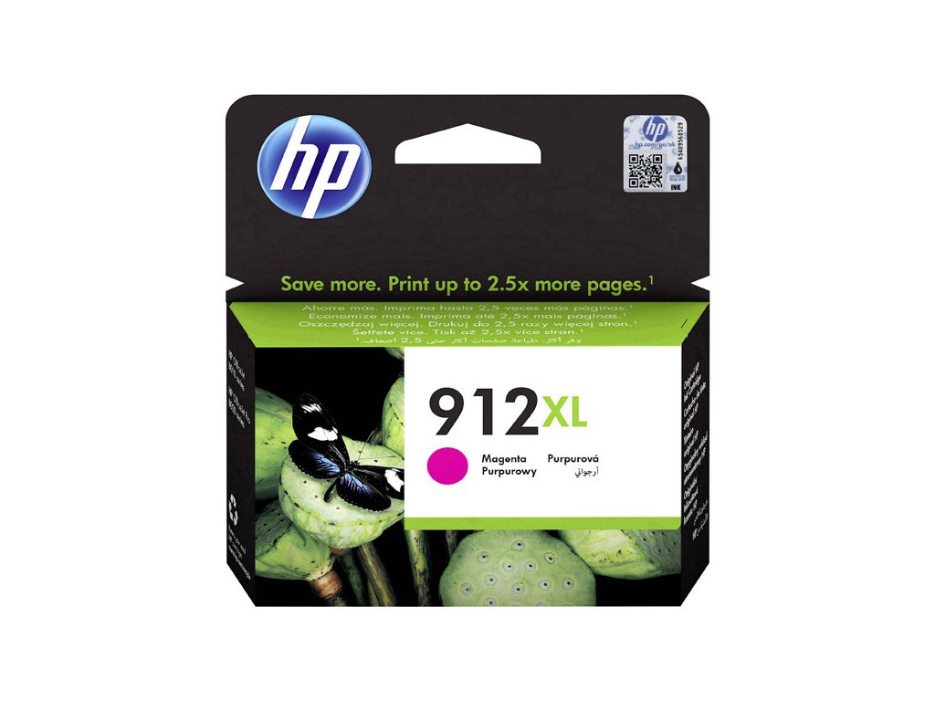 HP originál ink 3YL82AE#301, HP 912XL, high capacity, magenta, blister, 825str.