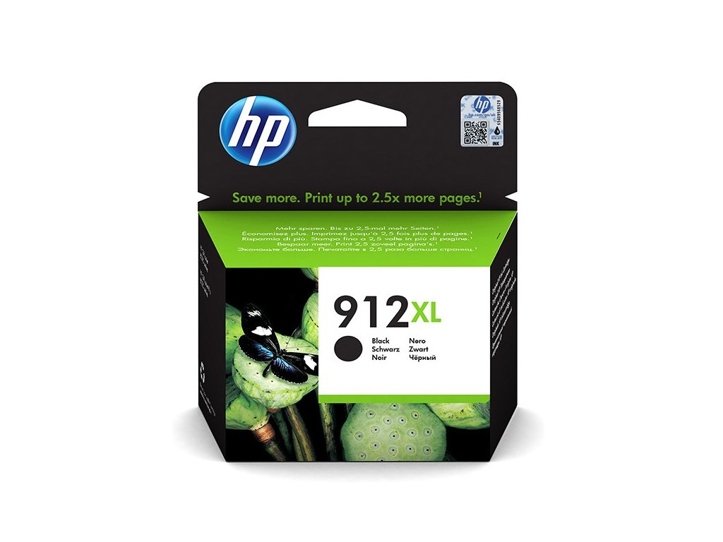 HP originál ink 3YL84AE#301, HP 912XL, high capacity, black, blister, 825str.