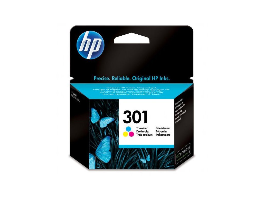 HP originál ink CH562EE, HP 301, color, blister, 150str.