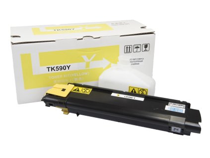 Kompatibilná tonerová náplň 1T02KVANL0, TK590Y, 5000 listov pre tlačiarne Kyocera Mita (Orink white box)