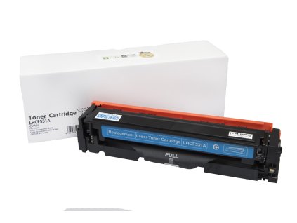 Kompatibilná tonerová náplň CF531A, 205A, 900 listov pre tlačiarne HP (Orink white box)