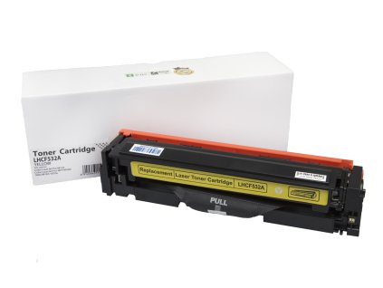 Kompatibilná tonerová náplň CF532A, 205A, 900 listov pre tlačiarne HP (Orink white box)