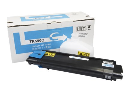 Kompatibilná tonerová náplň 1T02KVCNL0, TK590C, 5000 listov pre tlačiarne Kyocera Mita (Orink white box)