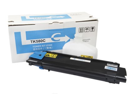 Kompatibilná tonerová náplň 1T02KTCNL0, TK580C, 2800 listov pre tlačiarne Kyocera Mita (Orink white box)