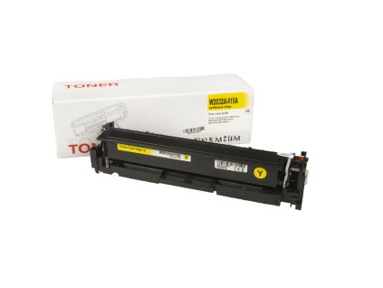 Kompatibilná tonerová náplň W2032A, 415A, 3013C002, CRG055Y, WITHOUT CHIP, 2100 listov pre tlačiarne HP