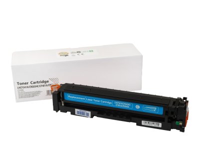 Kompatibilná tonerová náplň CF541A, 203A, 3023C002, CRG054C, CF401A, 201A, 1241C002, CRG045C, 1300 listov pre tlačiarne HP (Orink white box)