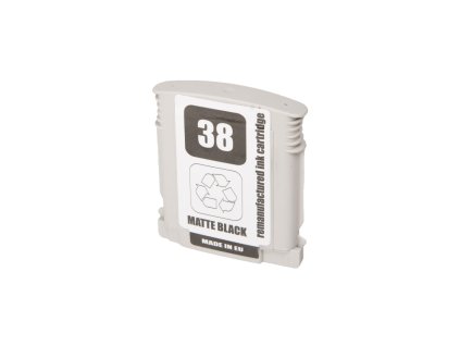 Renovovaná atramentová náplň C9412A, no.38 pre tlačiarne HP (BULK), matte
