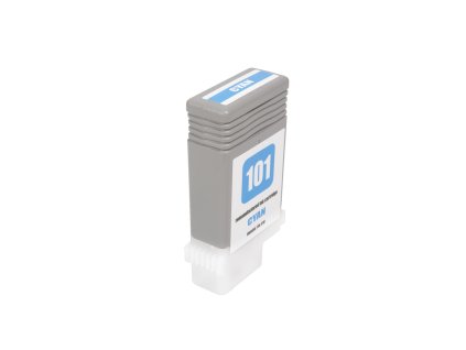 Renovovaná atramentová náplň 0884B001, PFI101C, 130ml listov pre tlačiarne Canon (BULK)