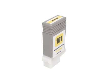 Renovovaná atramentová náplň 0886B001, PFI101Y, 130ml listov pre tlačiarne Canon (BULK)