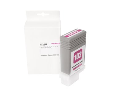 Renovovaná atramentová náplň 0897B001, PFI102M, 130ml listov pre tlačiarne Canon (BULK)