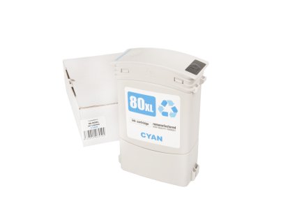 Renovovaná atramentová náplň C4846A, no.80, 350ml pre tlačiarne HP (BULK)