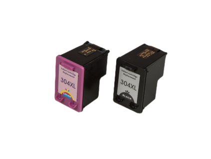 Renovovaná atramentová náplň N9K07AE / N9K08AE, no.304XL/black+color/20ml+18ml pre tlačiarne HP (multipack)