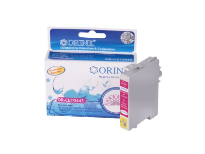 Kompatibilná atramentová náplň C13T04434010, T0443, 18,2ml listov pre tlačiarne Epson (Orink box)