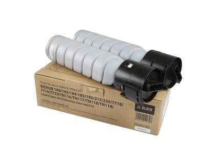 Kompatibilná tonerová náplň A1UC050, A3VW050, TN116, TN117, TN118, TN119 (2x282g), 282g pre tlačiarne Konica Minolta (multipack)