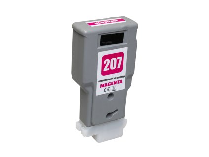 Renovovaná atramentová náplň 8791B001, PFI207M, 300ml pre tlačiarne Canon (BULK)