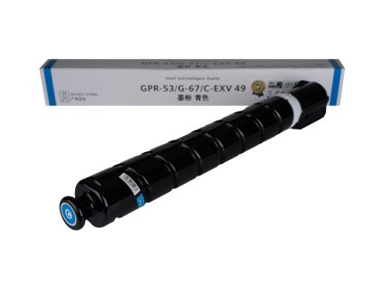 Kompatibilná tonerová náplň 8525B002, C-EXV49C, 19000 listov pre tlačiarne Canon (ORINK)