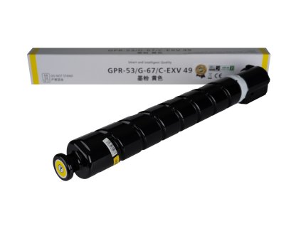 Kompatibilná tonerová náplň 8527B002, C-EXV49Y, 19000 listov pre tlačiarne Canon
