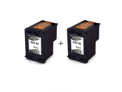 Renovovaná atramentová náplň CZ101AE#302, no.650XL BK/2x24ml pre tlačiarne HP (multipack)