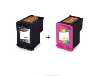 Renovovaná atramentová náplň 3YM75AE / 3YM74AE, no.653 XL/BK+color/20ml, 18ml pre tlačiarne HP (multipack)