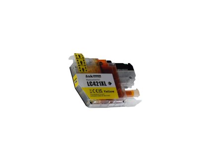 Kompatibilná atramentová náplň LC421XLY, 10ml pre tlačiarne Brother (ORINK BULK)