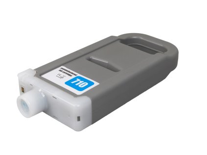 Renovovaná atramentová náplň 2355C001, PFI710C, 700ml pre tlačiarne Canon (BULK)