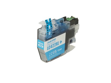Kompatibilná atramentová náplň LC422C, pigment, 10ml listov pre tlačiarne Brother (ORINK BULK)