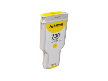 Kompatibilná atramentová náplň P2V64A, no.730 Y, 130ml listov pre tlačiarne HP (ORINK BULK)
