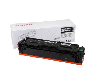 Kompatibilná tonerová náplň CF540A, 203A, 3024C002, CRG054K, CF400A, 201A, 1242C002, CRG045K, 1400 listov pre tlačiarne HP