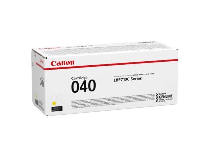 Canon originál toner 040 Y, 0454C001, yellow, 5400str.