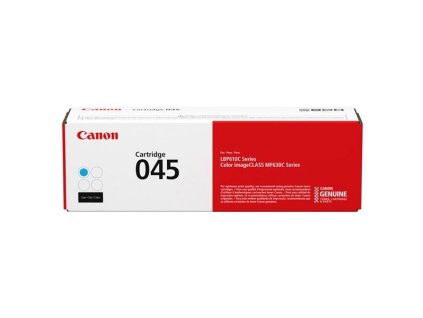 Canon originál toner 045 C, 1241C002, cyan, 1300str.