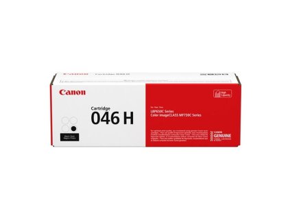Canon originál toner 046 H BK, 1254C002, black, 6300str., high capacity