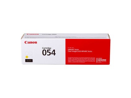 Canon originál toner 054 Y, 3021C002, yellow, 1200str.