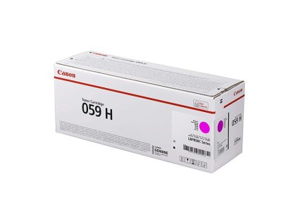 Canon originál toner 059 H M, 3625C001, magenta, 13500str., high capacity