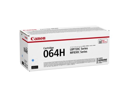 Canon originál toner 064 H C, 4936C001, cyan, 10500str., high capacity