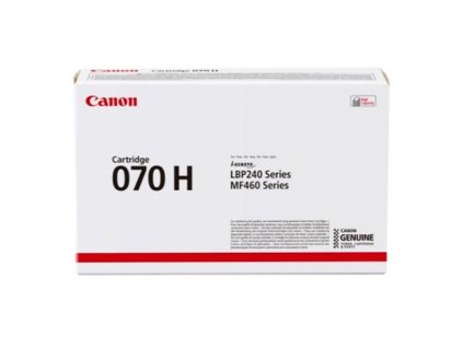 Canon originál toner 070 H BK, 5640C002, black, 10200str., high capacity