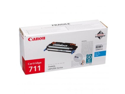 Canon originál toner CRG711, 1659B002, cyan, 6000str., DOPREDAJ