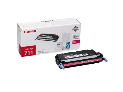 Canon originál toner 711 BK, 1658B002, magenta, 6000str.