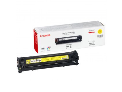 Canon originál toner 716 Y, 1977B002, yellow, 1500str.
