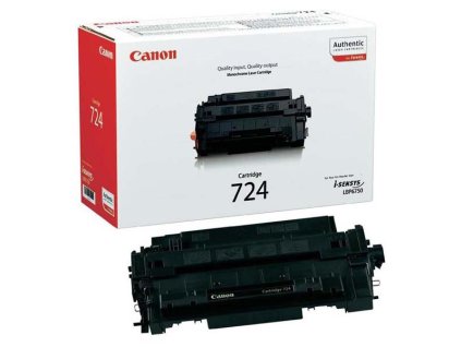 Canon originál toner 724 BK, 3481B002, black, 6000str.
