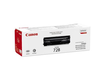Canon originál toner 728 BK, 3500B002, black, 2100str.
