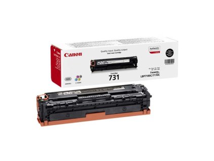 Canon originál toner 731 BK, 6272B002, black, 1400str.