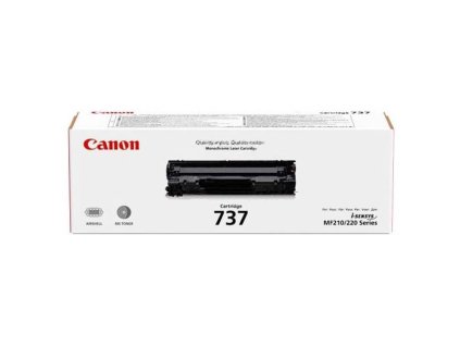 Canon originál toner 737 BK, 9435B002, black, 2400str.