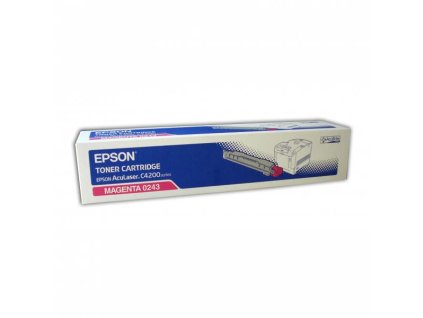Epson originál toner C13S050243, magenta, 8500str.