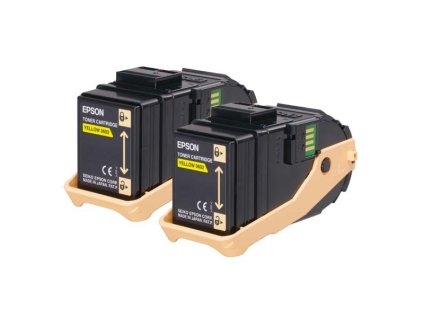 Epson originál toner C13S050606, yellow, 15000str., dual pack