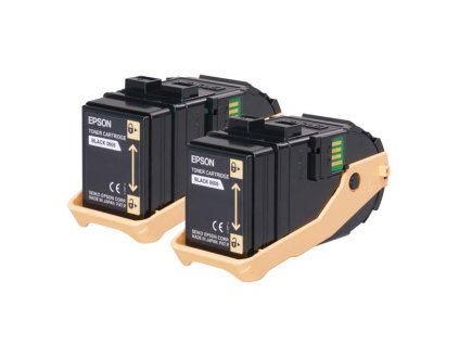 Epson originál toner C13S050609, black, 13000str., dual pack